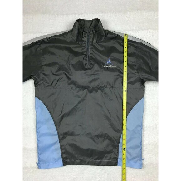 Disney Parks Windbreaker Jacket Size XS/S 1/2 Zip Vented Packable Gray - Picture 9 of 12